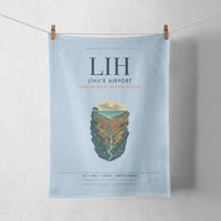 Thumbnail for Līhuʻe Airport (LIH) design on light blue towel