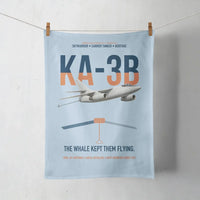 Thumbnail for KA-3B Skywarrior design on light blue towel