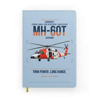 Thumbnail for Sikorsky MH-60T Jayhawk design on light blue notebook