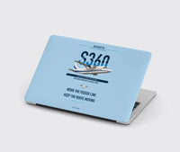 Thumbnail for Shorts 360-300 design on light blue MacBook case