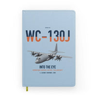 Thumbnail for WC-130J Hurricane Hunter design on light blue notebook
