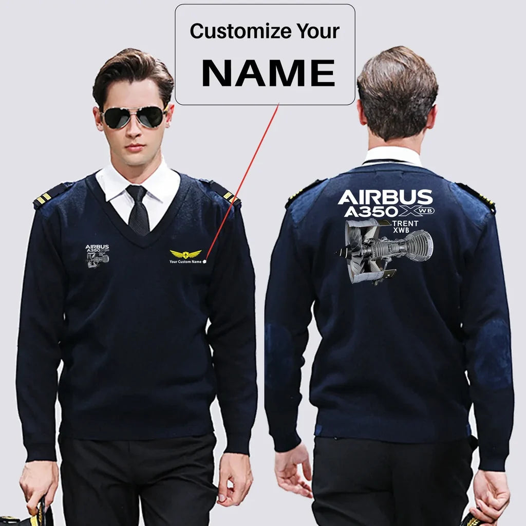 Customisable Airbus A350 Sweater - view 5