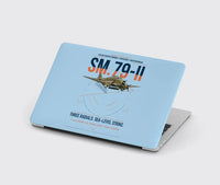 Thumbnail for Savoia-Marchetti SM.79-II Sparviero design on light blue MacBook case