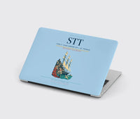 Thumbnail for Cyril E. King Airport (STT) design on light blue MacBook case