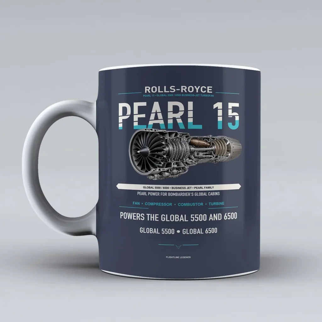 15 Mug design on dark blue pearl
