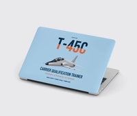 Thumbnail for T-45C Goshawk design on light blue MacBook case
