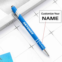 Thumbnail for Antonov & Text touch pen - blue with name