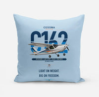 Thumbnail for Cessna 162 Skycatcher design on light blue pillow