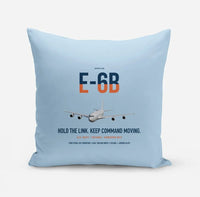 Thumbnail for E-6B Mercury design on light blue pillow