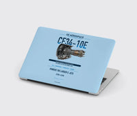 Thumbnail for CF34-10E design on light blue MacBook case