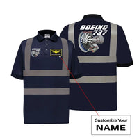 Thumbnail for Customisable Boeing 737 Polo Shirt - view 5
