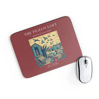 Thumbnail for VINTAGE G4526 - The Pigeon Loft - Designed Mouse Pads design on darkred rectangle