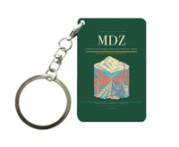 Thumbnail for Governor Francisco Gabrielli International Airport (MDZ) design on dark green key chain