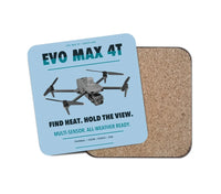 Thumbnail for Autel EVO Max 4T design on light blue 1 piece coaster