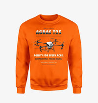 Thumbnail for DJI Agras T25 design on orange sweatshirt