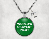 Thumbnail for World's Okayest Pilot Necklace - view 5