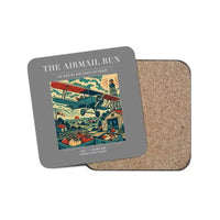 Thumbnail for The Airmail Run - Designed Coasters design on gray 1-piece