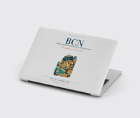Thumbnail for Josep Tarradellas Barcelona-El Prat Airport (BCN) design on light gray MacBook case