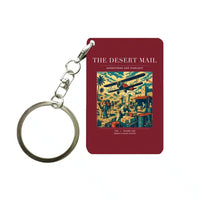 Thumbnail for VINTAGE G4020 - The Desert Mail - Designed Key Chain design on darkred