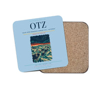 Thumbnail for Ralph Wien Memorial Airport (OTZ) design on light blue 1 piece coaster