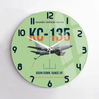 Thumbnail for KC-135 STRATOTANKER design on light green no frame wall clock