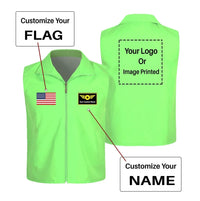 Thumbnail for Customisable Flag & Name with LOGO Vest - view 5