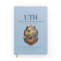 Thumbnail for Udon Thani International Airport (UTH) design on light blue notebook