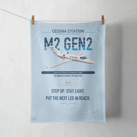 Thumbnail for Cessna Citation M2 Gen2 design on light blue towel
