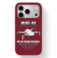 Thumbnail for DJI Mini 4K Case design on dark red iphone case