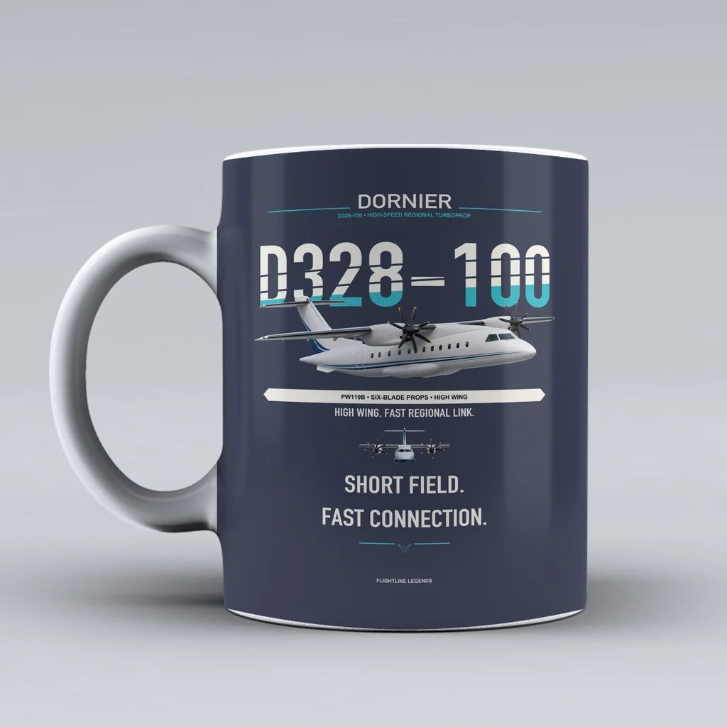 Mug design on dark blue d328 100