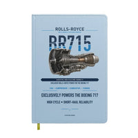 Thumbnail for BR715 design on light blue notebook