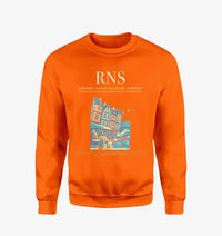 Thumbnail for Rennes–Saint-Jacques Airport (RNS) design on orange sweatshirt
