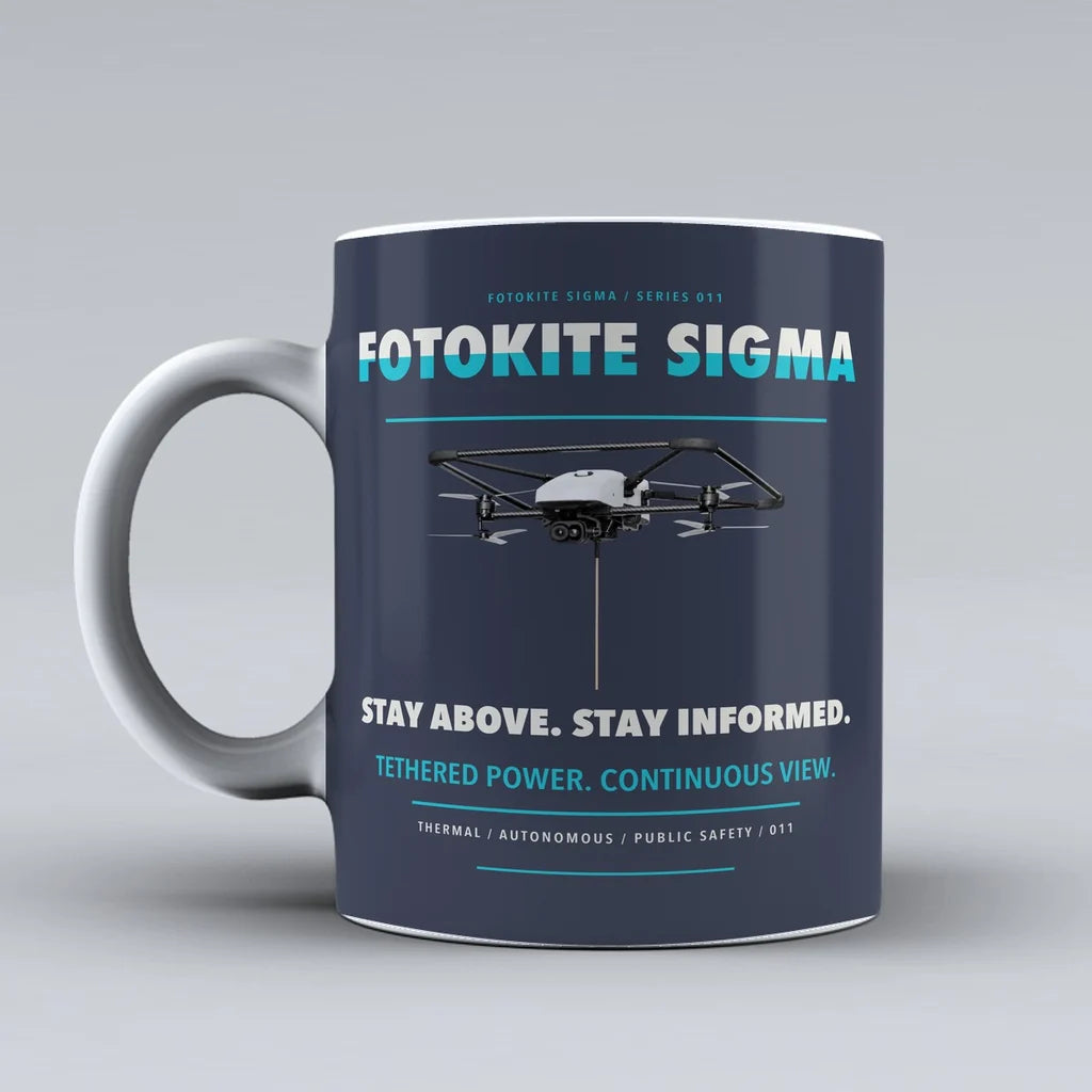 Sigma Mug design on dark blue fotokite