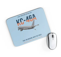Thumbnail for KC-46A PEGASUS design on light blue rectangle mouse pad
