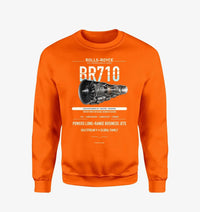 Thumbnail for BR710 design on orange sweatshirt