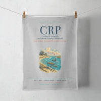 Thumbnail for Corpus Christi International Airport (CRP) design on light gray towel