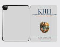 Thumbnail for Kaohsiung International Airport (KHH) design on light gray ipad tablet case