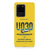 Thumbnail for Airbus U030 Flexrotor design on samsung case - yellow