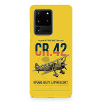 Thumbnail for Fiat CR.42 Falco design on samsung case - yellow