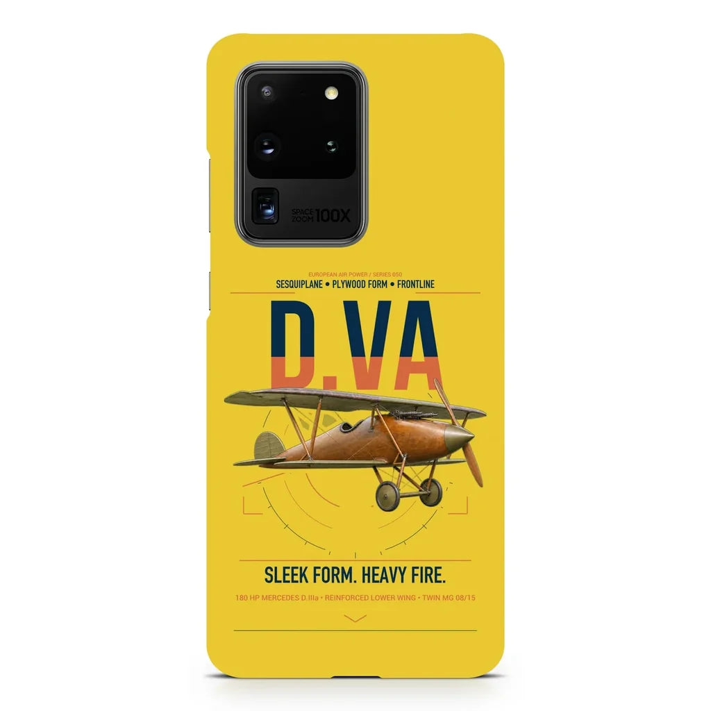 Albatros D.Va design on samsung case - yellow