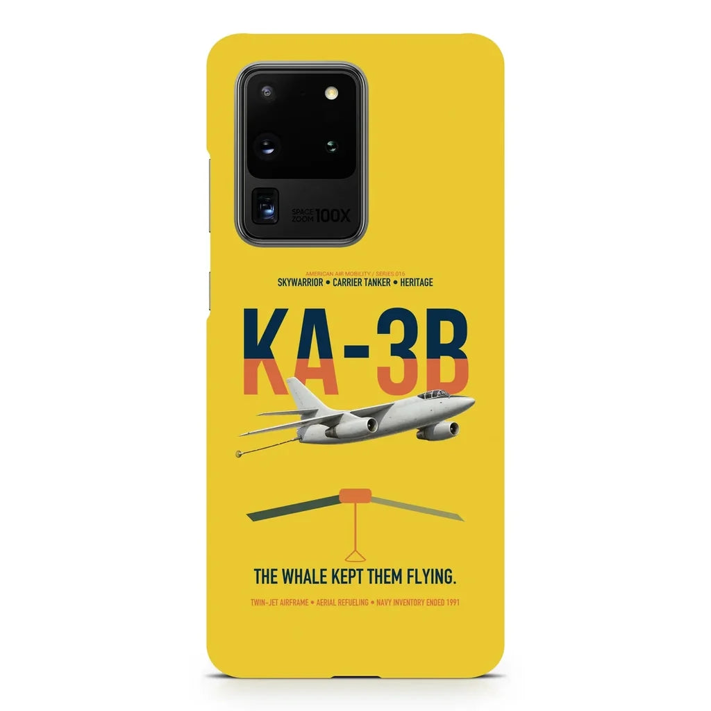 KA-3B Skywarrior design on samsung case - yellow