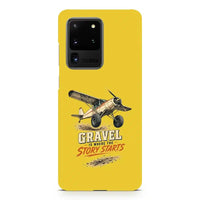 Thumbnail for Gravel Is Where The Story Starts design on samsung case - yellow