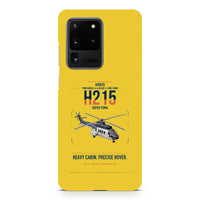 Thumbnail for Airbus H215 design on samsung case - yellow