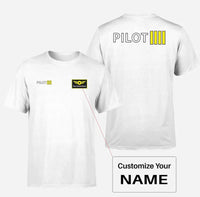 Thumbnail for Customisable Pilot & Stripes T-Shirt - view 3