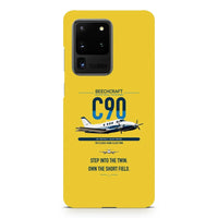 Thumbnail for Beechcraft King Air C90 design on samsung case - yellow