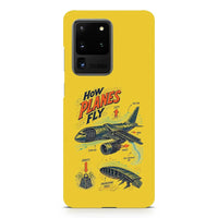 Thumbnail for How Planes Fly V2 design on samsung case - yellow