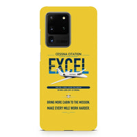 Thumbnail for Cessna Citation Excel design on samsung case - yellow