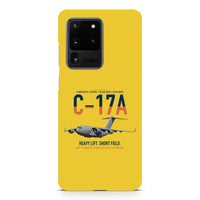 Thumbnail for C-17A Globemaster III design on samsung case - yellow