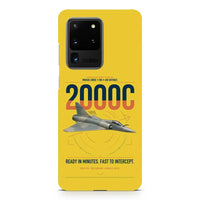 Thumbnail for Dassault Mirage 2000C RDI design on samsung case - yellow