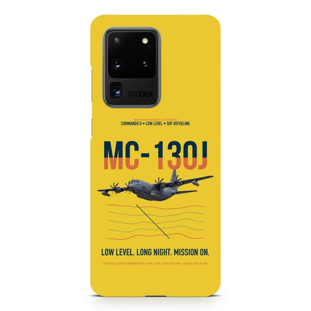 MC-130J COMMANDO II design on samsung case - yellow